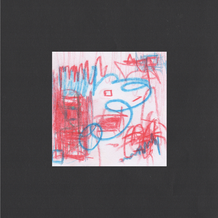 Huey Walker - "Hurley Wakes", pc. 001 (8 x 8 cm, 2019)